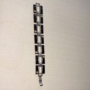 Brighton Black and Silver Bracelet